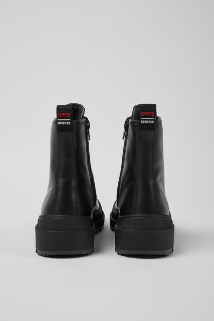 Dizaino Brutus Trek Gore-tex Juodi Odiniai Suvarstomi Kulkšnies Batai Moterims Kemperiui