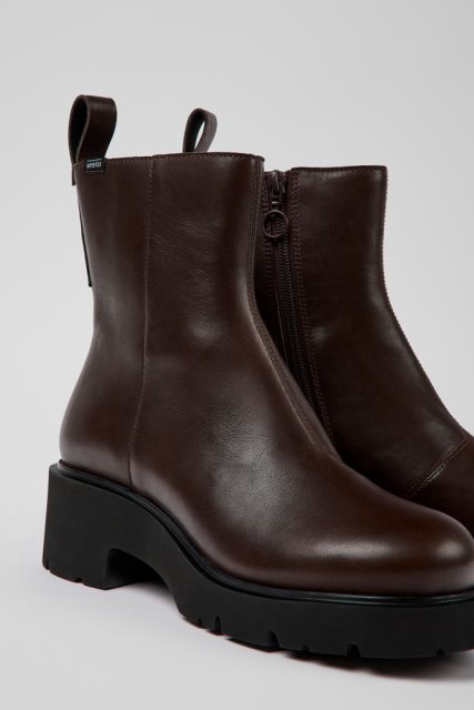 Milah Gore-tex Rudi Odiniai Batai Su Užtrauktuku Moterims Išskirtinis Kemperis