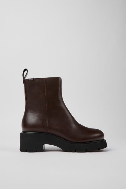 Milah Gore-tex Rudi Odiniai Batai Su Užtrauktuku Moterims Išskirtinis Kemperis