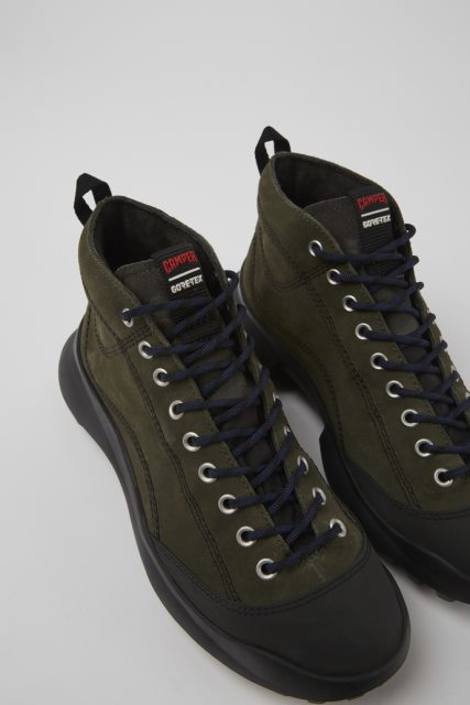 Crclr Gore-tex žalia Nubuko Ir Tekstiliniai Sportbačiai Moterims Išskirtinis Kemperis