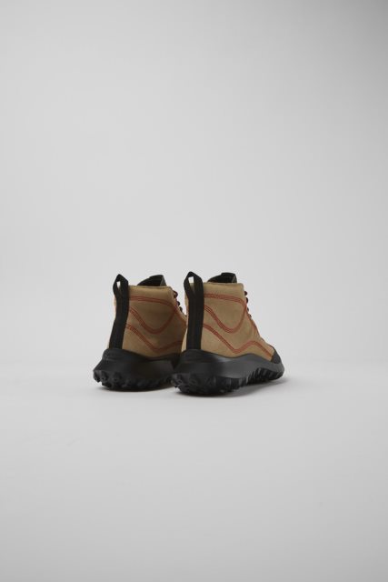 Kemperio Dizaino Crclr Gore-tex Smėlio Spalvos Nubuko Ir Tekstiliniai Sportbačiai Moterims
