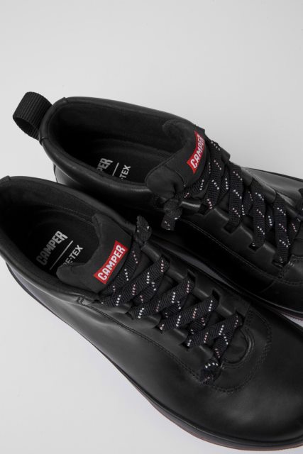 Camper Peu Pista Gore-tex Juodi Odiniai Batai Moterims Naujokai