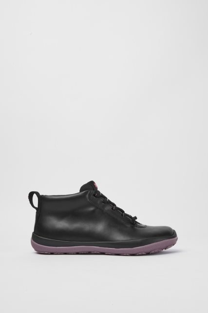 Camper Peu Pista Gore-tex Juodi Odiniai Batai Moterims Naujokai