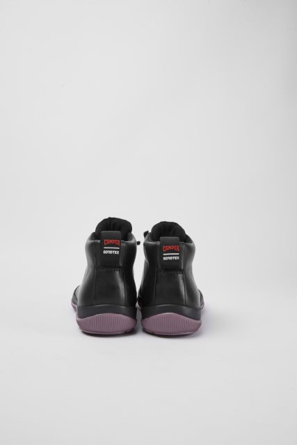 Camper Peu Pista Gore-tex Juodi Odiniai Batai Moterims Naujokai