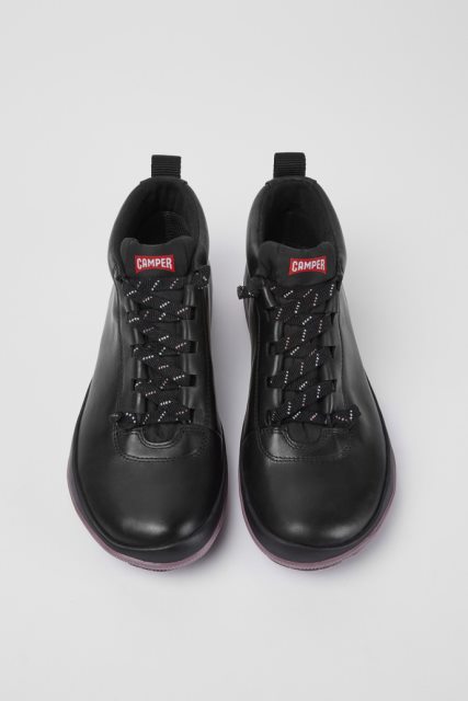 Camper Peu Pista Gore-tex Juodi Odiniai Batai Moterims Naujokai