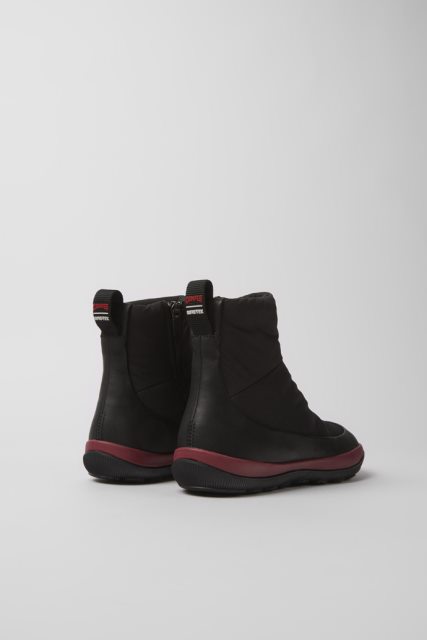 Peu Pista Gore-tex Juodi Perdirbti Naminiai Ir Odiniai Batai Moterims Kemperio Naujienos