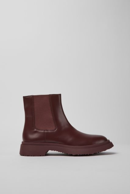 Kemperio Dizaino Walden Bordo Spalvos Odiniai Batai Moterims