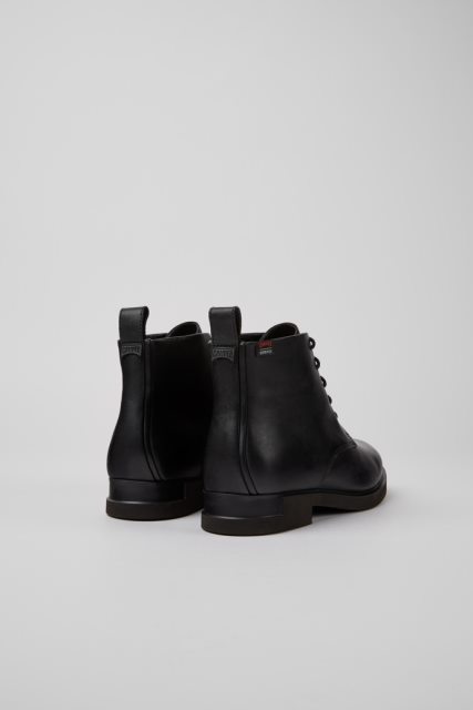 Išskirtinis Kemperis Iman Gore-tex Moteriškas Juodas Suvarstomas Kulkšnies Batas