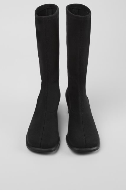 Kemperio Dizaino Dina Black Tencel™ Lyocell Aukšti Batai