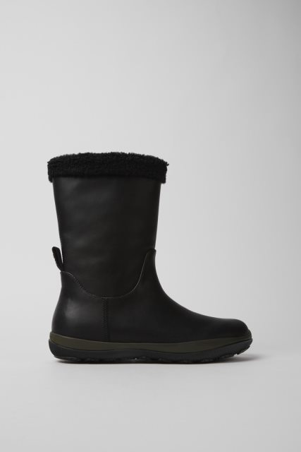 Išskirtiniai Camper Peu Pista Gore-tex Juodi Odiniai Batai Moterims