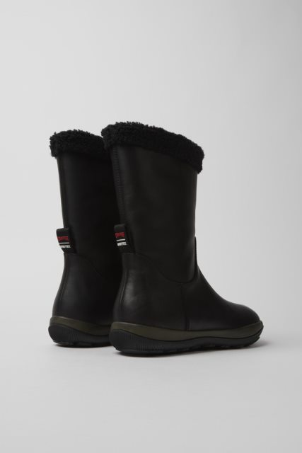 Išskirtiniai Camper Peu Pista Gore-tex Juodi Odiniai Batai Moterims