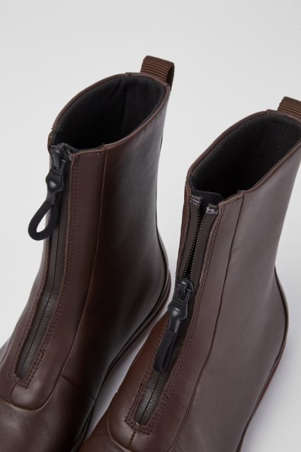 Peu Pista Gore-tex Rudi Odiniai Batai Su Užtrauktuku Kemperis Naujienos Atvykėliai
