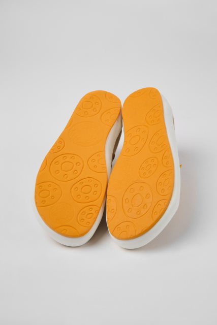 Išskirtiniai Camper Peu Rambla Beige Tekstiliniai Sportbačiai Moterims