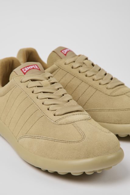 Kemperio Dizaino Pelotas Xlite Beige Nubuko Sportbačiai Moterims