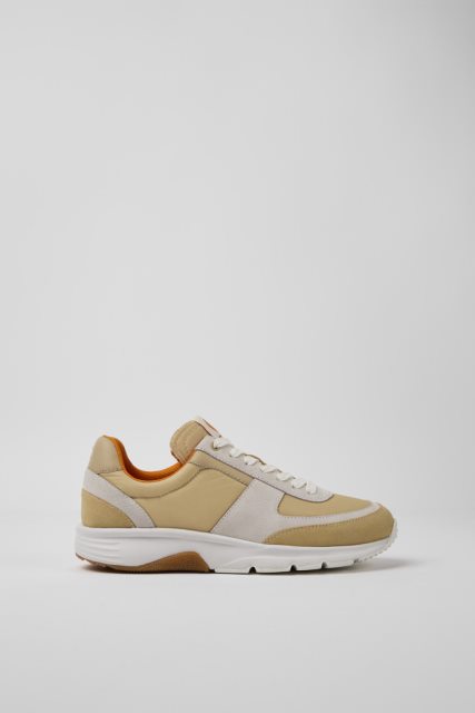 Išskirtiniai Camper Drift Beige Balti Ir Rudi Sportbačiai Moterims