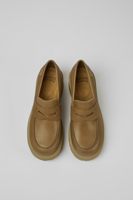 Milah Beige Odiniai Batukai Moterims Išskirtinis Kemperis