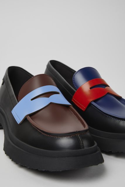 Išskirtiniai Kemperiai Dvyniai Juodi Loafers Moterims