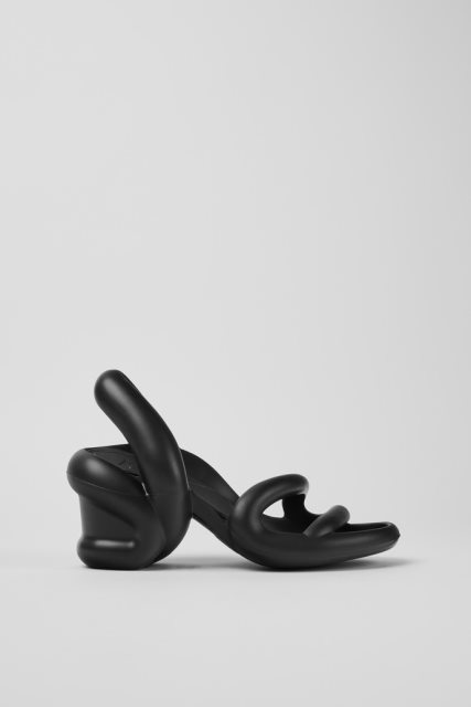 Dizaino Kobarah Juodos Unisex Sandalai Kemperis