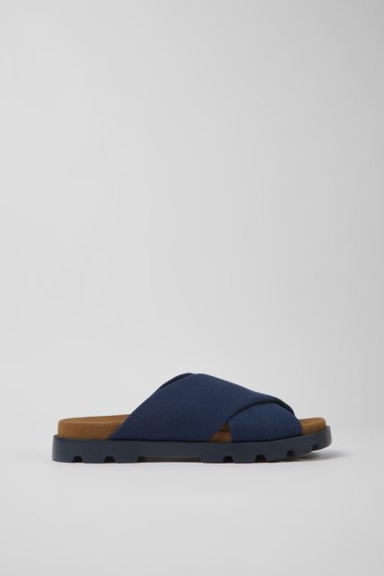 Dizaino Brutus Sandal Blue Perdirbtos Medvilnės Sandalai Vyrams Kemperiui