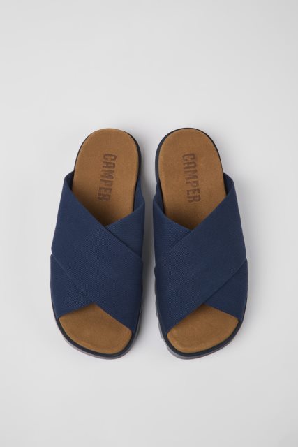 Dizaino Brutus Sandal Blue Perdirbtos Medvilnės Sandalai Vyrams Kemperiui