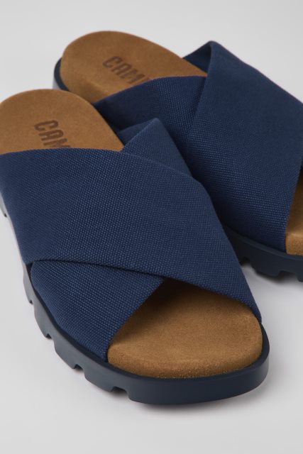 Dizaino Brutus Sandal Blue Perdirbtos Medvilnės Sandalai Vyrams Kemperiui