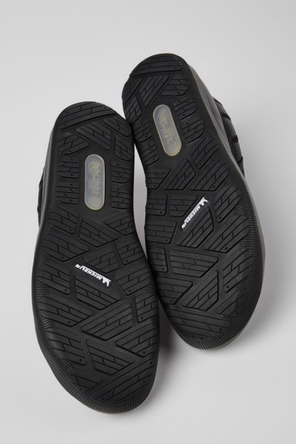 Kemperio Dizaino Peu Pista Gore-tex Juodi Odiniai Batai Vyrams