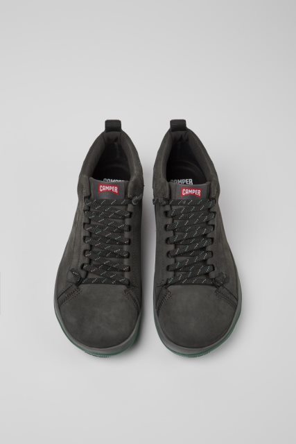 Kemperio Dizaino Peu Pista Gore-tex Pilki Nubuko Batai Vyrams