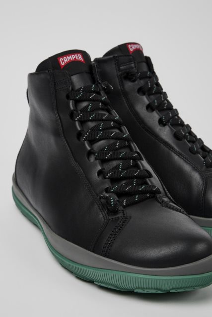 Peu Pista Gore-tex Juodi Odiniai Aulinukai Vyrams Kemperio Naujienos