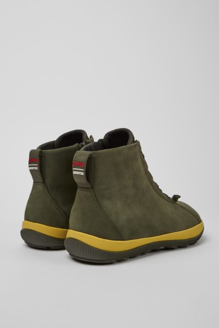 Kemperis Peu Pista Gore-tex žalia Nubuko Auliniai Batai Vyrams Naujokai