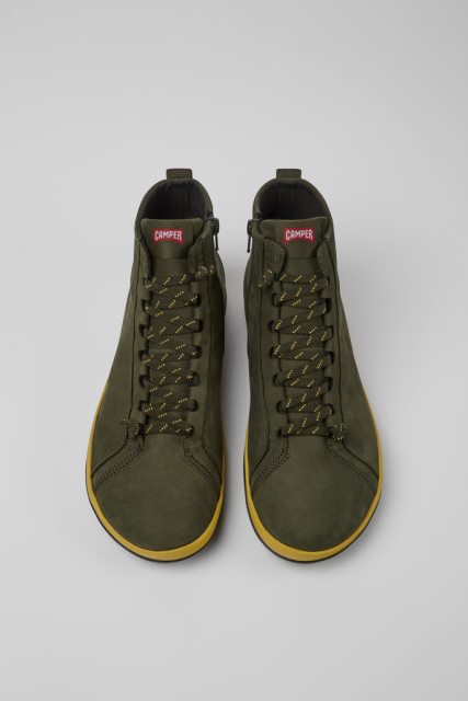 Kemperis Peu Pista Gore-tex žalia Nubuko Auliniai Batai Vyrams Naujokai
