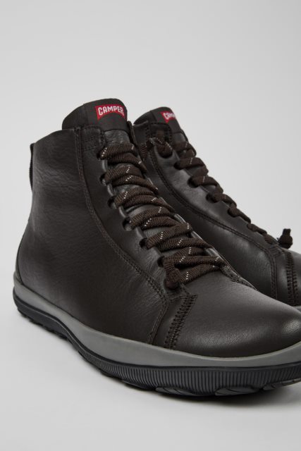 Kemperis Peu Pista Gore-tex Rudos Spalvos Odiniai Aulinukai Vyrams Naujokai