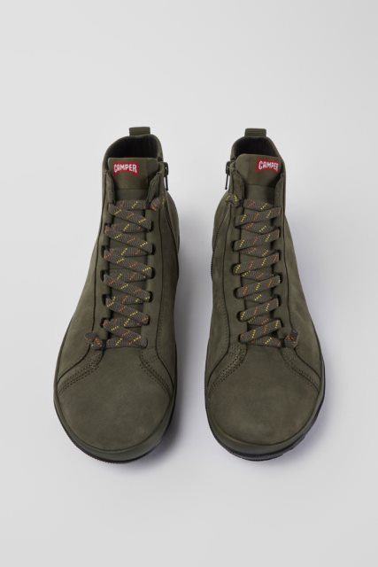 Peu Pista Gore-tex žalia Nubuko Auliniai Batai Vyrams Išskirtinis Kemperis