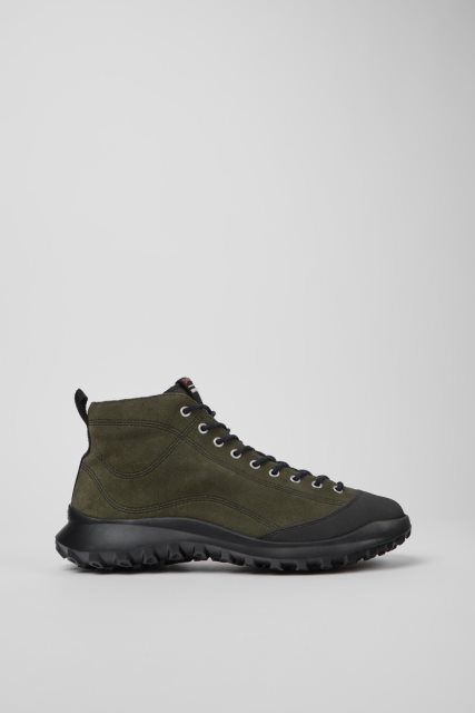 Išskirtiniai Kemperių Crclr Gore-tex žalios Spalvos Nubuko Ir Tekstiliniai Aulinukai Vyrams