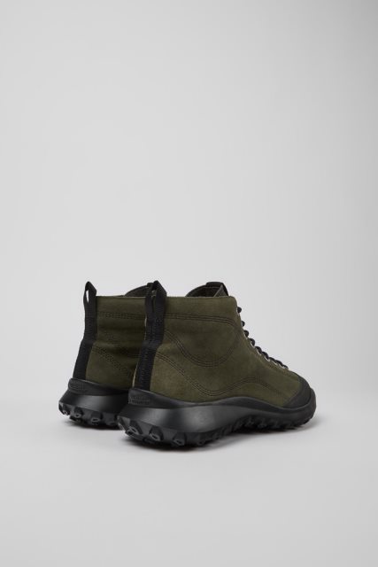 Išskirtiniai Kemperių Crclr Gore-tex žalios Spalvos Nubuko Ir Tekstiliniai Aulinukai Vyrams