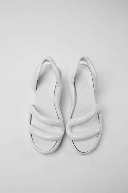 Dizaino Kobarah Balti Unisex Sandalai Kemperis