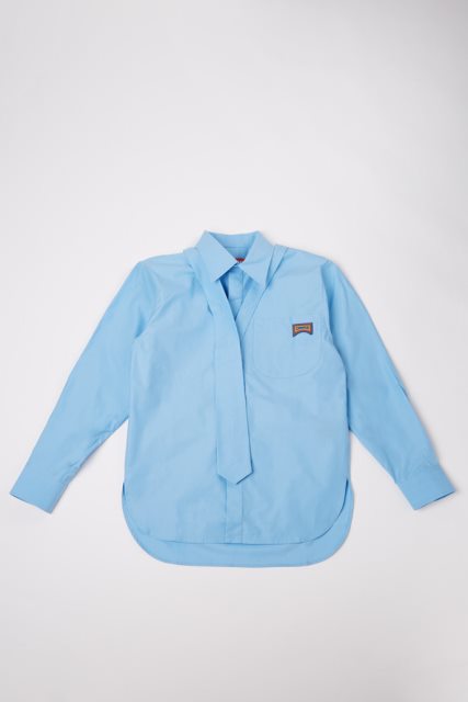 Kemperio Dizaino Marškinėliai Mėlyni Unisex Marškinėliai