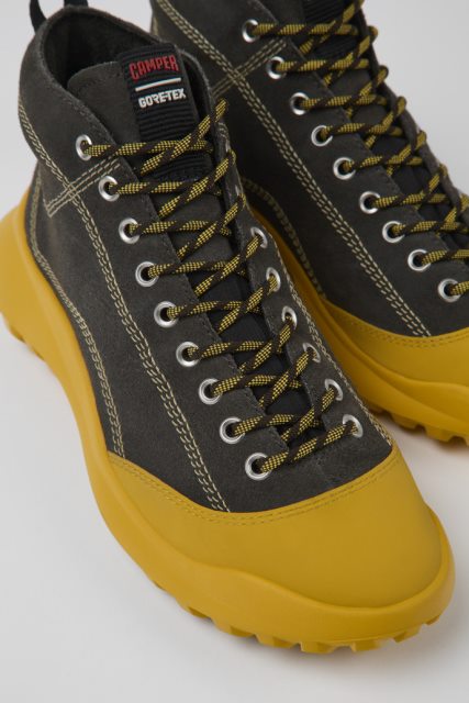 Crclr Gore-tex Pilkos Spalvos Nubuko Ir Tekstiliniai Sportbačiai Moterims Kemperių Naujienos