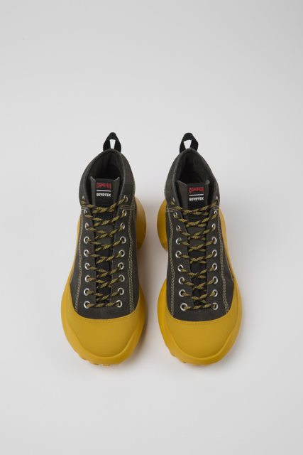 Crclr Gore-tex Pilkos Spalvos Nubuko Ir Tekstiliniai Sportbačiai Moterims Kemperių Naujienos