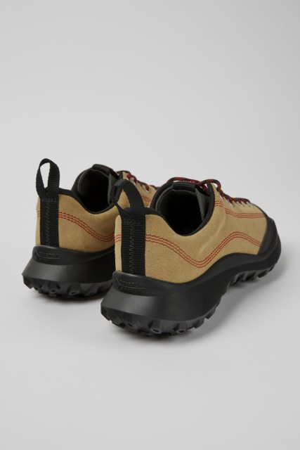 Camper Crclr Gore-tex Smėlio Spalvos Nubuko Ir Tekstiliniai Sportbačiai Moterims Naujokai