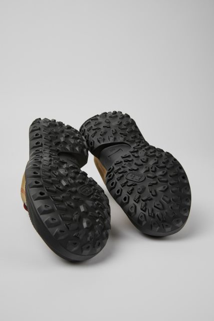 Camper Crclr Gore-tex Smėlio Spalvos Nubuko Ir Tekstiliniai Sportbačiai Moterims Naujokai