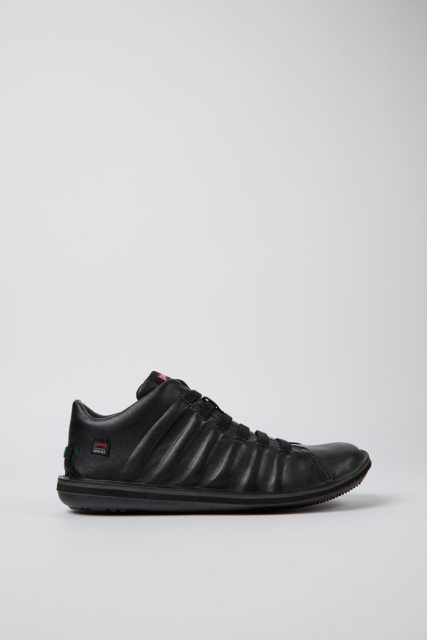 Išskirtiniai Kemperių Vabalas Gore-tex Juodi Odiniai Vyriški Batai