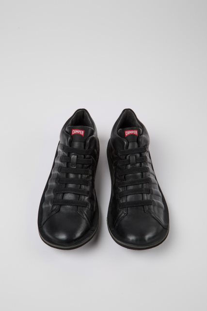 Išskirtiniai Kemperių Vabalas Gore-tex Juodi Odiniai Vyriški Batai