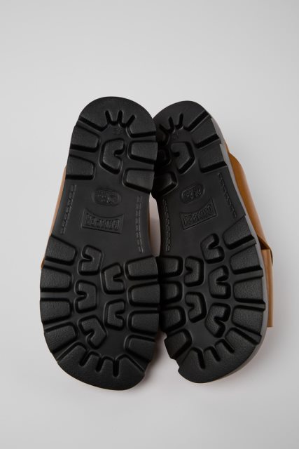 Camper Brutus Sandal Rudos Odinės Basutės Vyrams Naujokai