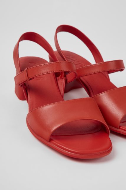 Katie Raudoni Sandalai Moterims Išskirtinis Kemperis