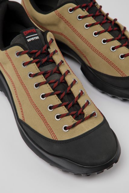 Išskirtiniai Kemperių Crclr Gore-tex Smėlio Spalvos Nubuko Ir Tekstiliniai Sportbačiai Vyrams